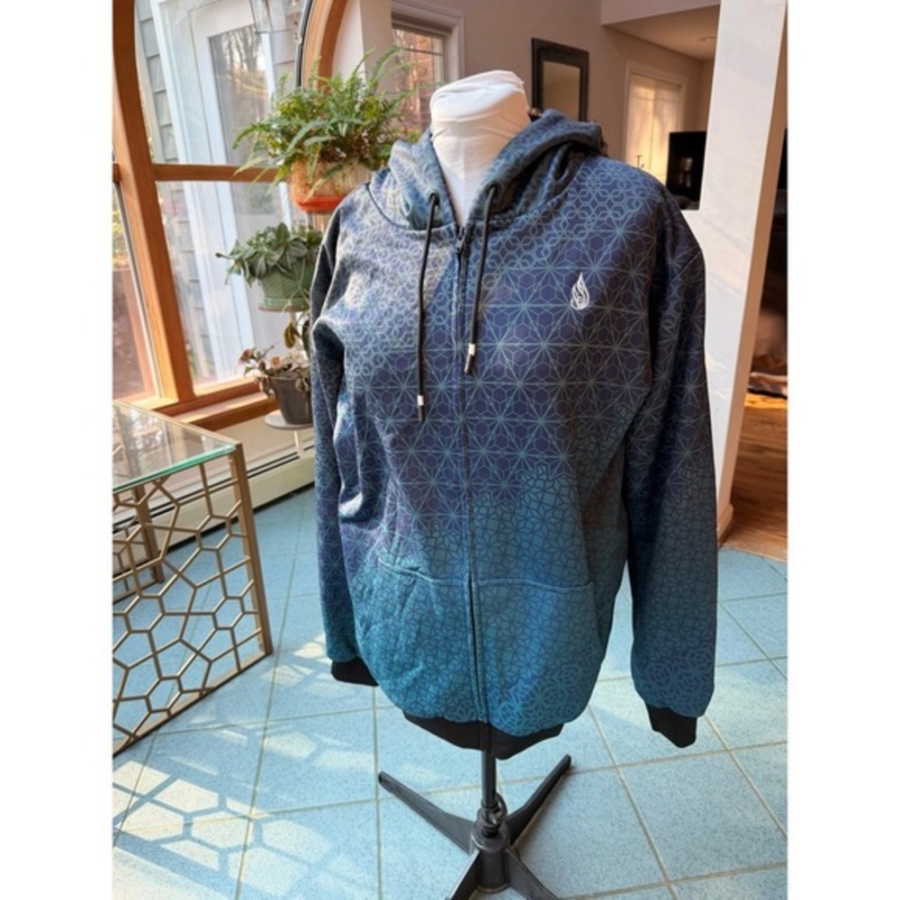 Threyda Shine On‎ Fully Lined Sherpa Hoodie Mens XL NWOT